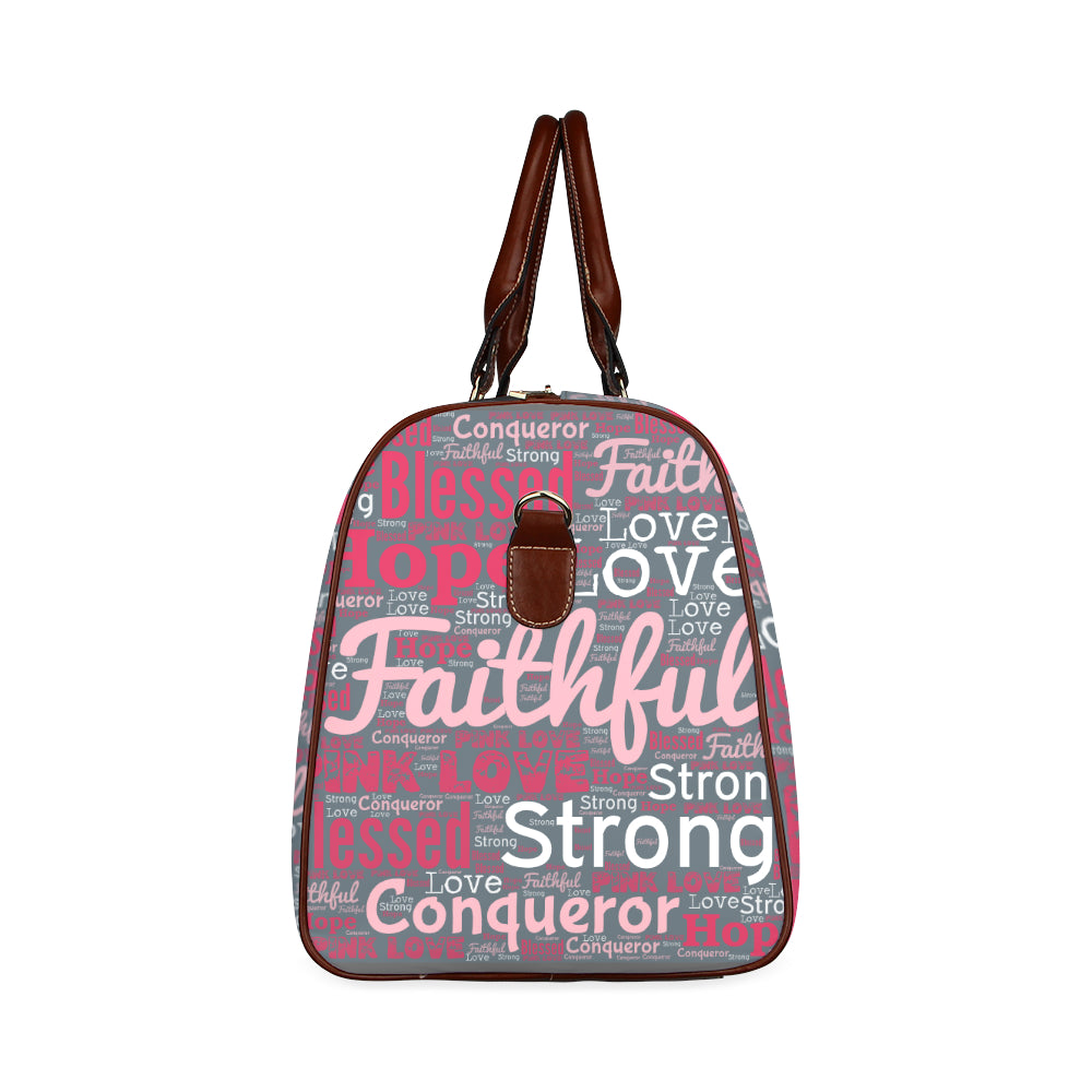 Breast Cancer Custom Travel Bag