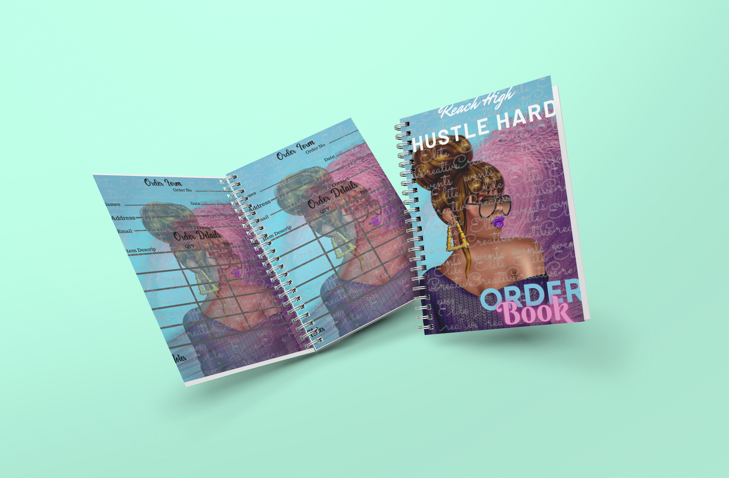 Custom Hustle Hard Order Book